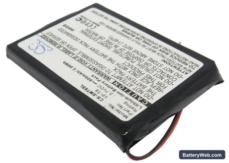 Samsung YP-T8 Replacement Battery, 3.7V, 800mAh, Li-ion 2