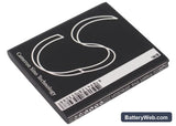 Samsung Galaxy S Hercules Replacement Battery, 3.7V, 1400mAh, Li-ion 3