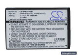 Verizon DoubleTake Replacement Battery, 3.7V, 850mAh, Li-ion 1