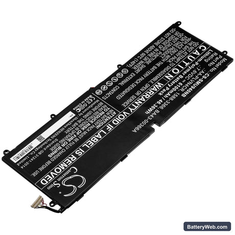 Samsung Ultrabook 940X3G Replacement Battery, 7.6V, 6100mAh, Li-Polymer 2