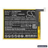 Sunmi T5930 Replacement Battery, 7.6V, 2500mAh, Li-Polymer 3