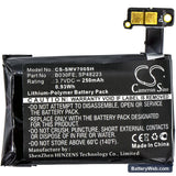 Samsung Gear 1 Replacement Battery, 3.7V, 250mAh, Li-Polymer 3