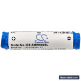 Sony MW600 Replacement Battery, 3.7V, 250mAh, Li-Polymer 3