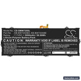 Samsung Galaxy Book 12.0 Replacement Battery, 7.7V, 5000mAh, Li-Polymer 3