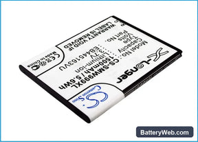 Samsung SGH-W999 Replacement Battery, 3.7V, 1500mAh, Li-ion 1