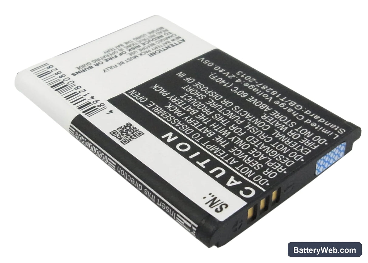 Samsung SGH-C400 Replacement Battery, 3.7V, 850mAh, Li-ion 2