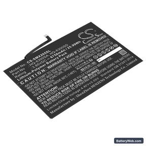 Samsung Tab A8 10.5 Replacement Battery, 3.85V, 6750mAh, Li-Polymer 1