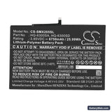 Samsung Tab A8 10.5 Replacement Battery, 3.85V, 6750mAh, Li-Polymer 3