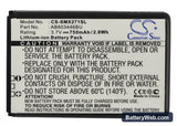 Samsung GT-B2710 Replacement Battery, 3.7V, 750mAh, Li-ion 5