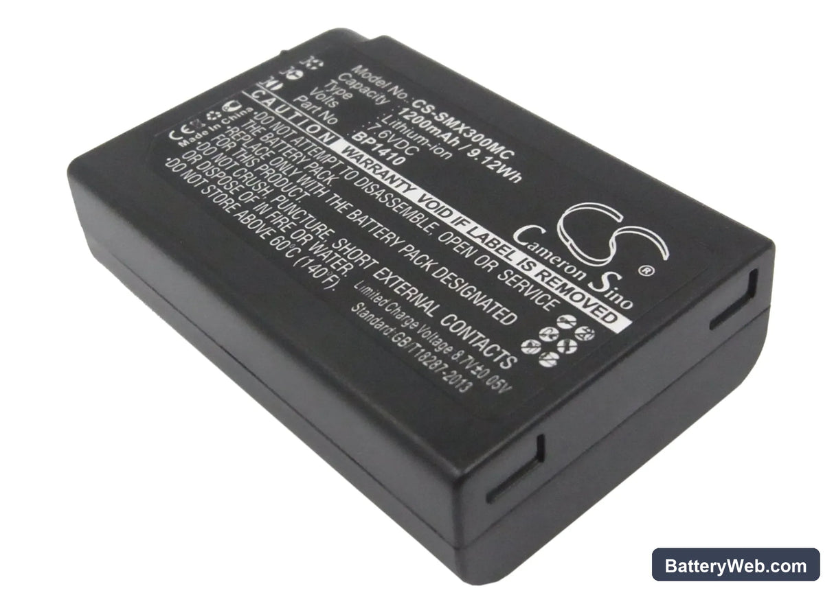 Samsung NX30 Replacement Battery, 7.6V, 1200mAh, Li-ion 1