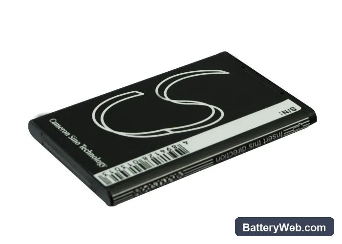 Samsung X300 Replacement Battery, 3.7V, 600mAh, Li-ion 3