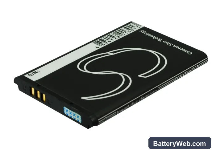 Samsung X300 Replacement Battery, 3.7V, 600mAh, Li-ion 4