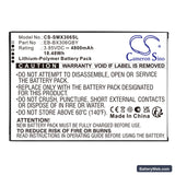 Samsung Galaxy Tab Active 5 (WiFi) Replacement Battery, 3.85V, 4800mAh, Li-Polymer 3