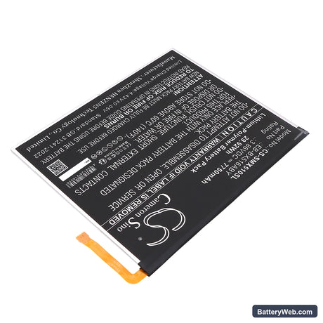 Samsung Galaxy Tab S9 FE Replacement Battery, 3.86V, 7750mAh, Li-Polymer 2