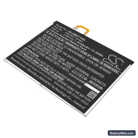 Samsung Galaxy Tab S9 Replacement Battery, 3.88V, 8150mAh, Li-Polymer 1