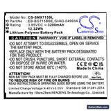 Samsung Galaxy Xcover Pro Replacement Battery, 3.85V, 3200mAh, Li-Polymer 3