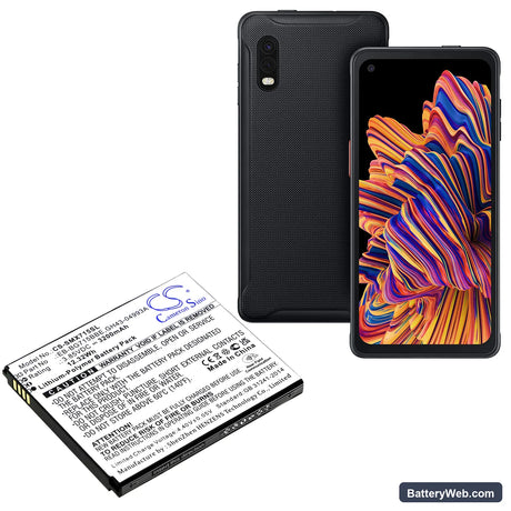 Samsung Galaxy Xcover Pro Replacement Battery, 3.85V, 3200mAh, Li-Polymer 4