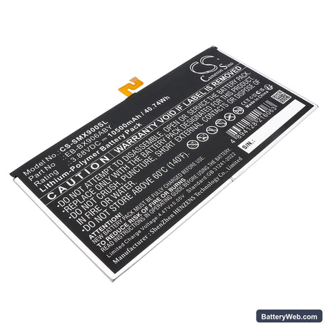 Samsung Galaxy Tab S8 Ultra Replacement Battery, 3.88V, 10500mAh, Li-Polymer 1