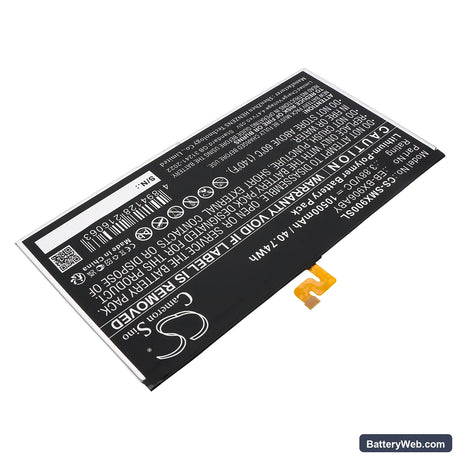 Samsung Galaxy Tab S8 Ultra Replacement Battery, 3.88V, 10500mAh, Li-Polymer 2
