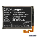 Samsung Galaxy Z Flip F707U Replacement Battery, 3.88V, 2500mAh, Li-Polymer 3
