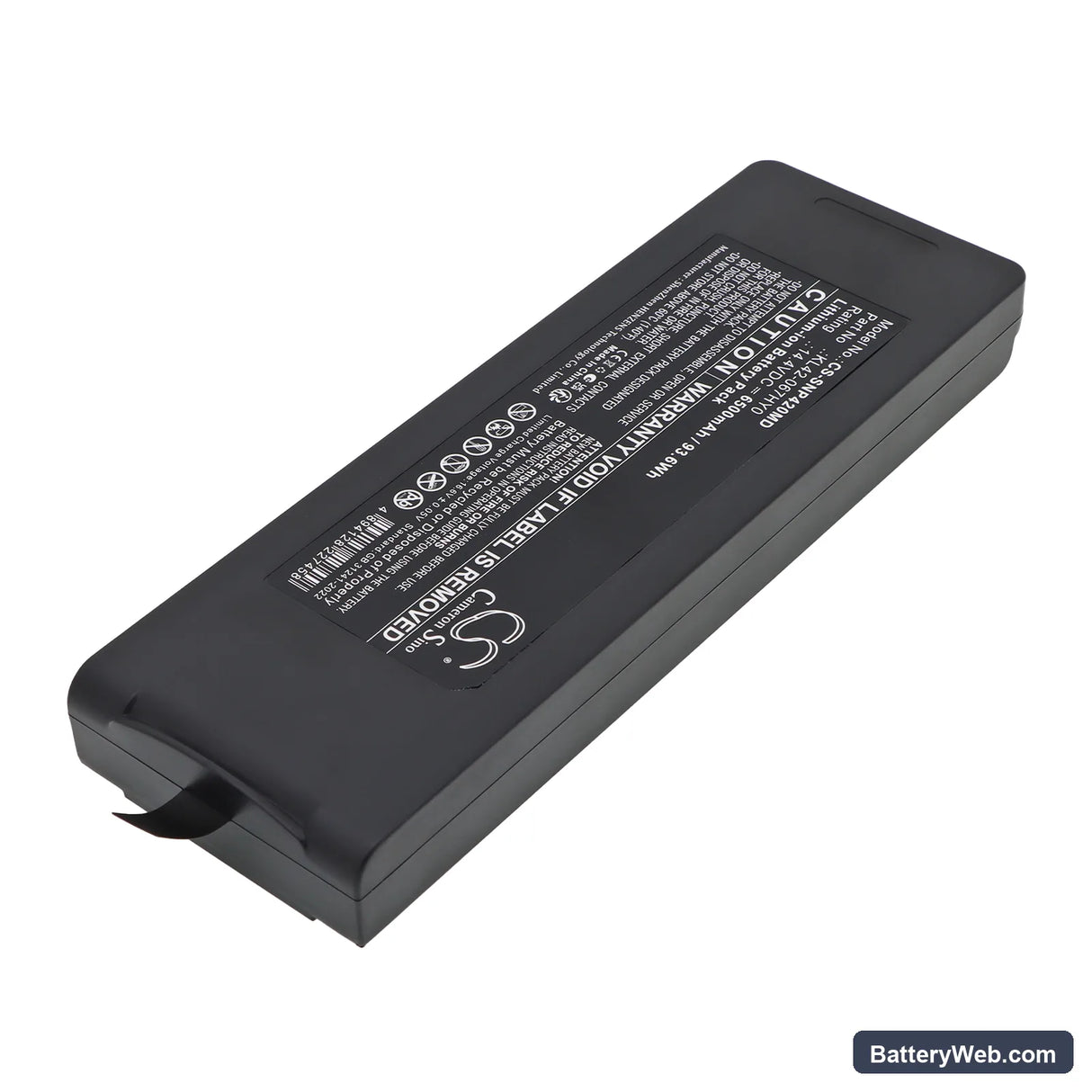 SonoScape Replacement Battery, 14.4V, 6500mAh, Li-ion 2