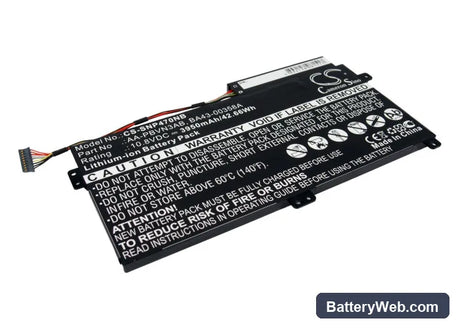 Samsung NP470 Replacement Battery, 10.8V, 3950mAh, Li-ion 1