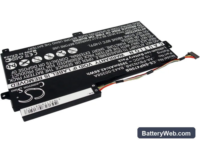 Samsung NP470 Replacement Battery, 10.8V, 3950mAh, Li-ion 2