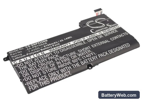 Samsung NP530U4B Replacement Battery, 7.4V, 6100mAh, Li-Polymer 1