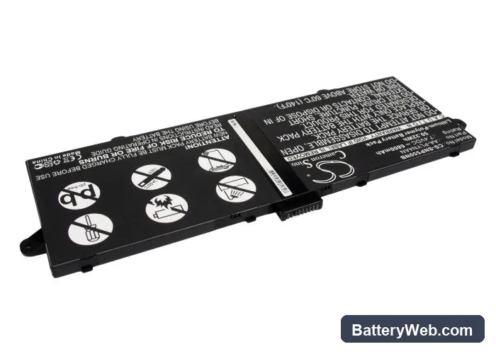 Samsung XE550C22 Replacement Battery, 7.4V, 6800mAh, Li-Polymer 2