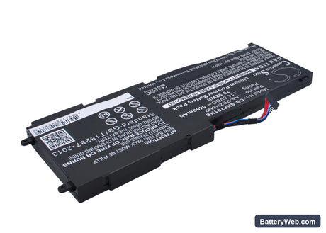 Samsung NP-700 Replacement Battery, 14.8V, 5400mAh, Li-Polymer 2