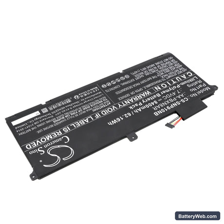 Samsung 900X4B-A02 Replacement Battery, 7.4V, 8400mAh, Li-Polymer 2
