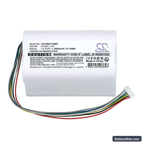 Smith & Nephew Renasys Go Replacement Battery, 14.4V, 2600mAh, Li-ion 3