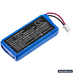 Sony Walkman NW-MS70D Replacement Battery, 1.2V, 600mAh, Ni-MH 1