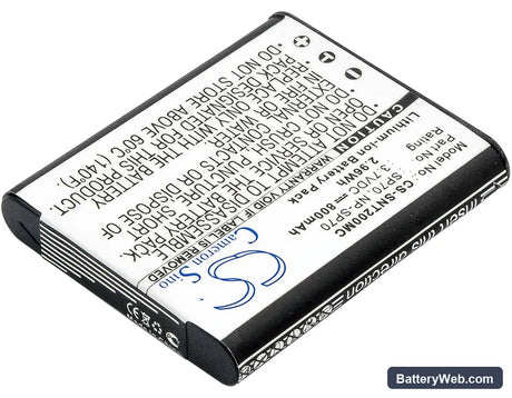 Sony MDR-100ABN Replacement Battery, 3.7V, 800mAh, Li-ion 2