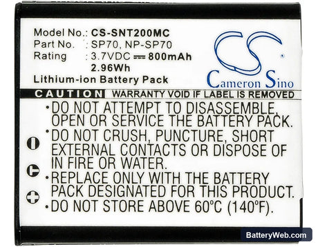 Sony MDR-100ABN Replacement Battery, 3.7V, 800mAh, Li-ion 5