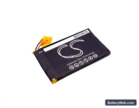 Sony NWZ-ZX1 Replacement Battery, 3.7V, 1000mAh, Li-Polymer 3