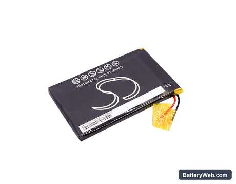 Sony NWZ-ZX1 Replacement Battery, 3.7V, 1000mAh, Li-Polymer 4