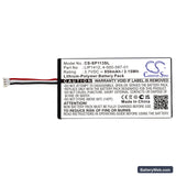 Sony PSP GO Replacement Battery, 3.7V, 850mAh, Li-Polymer 3