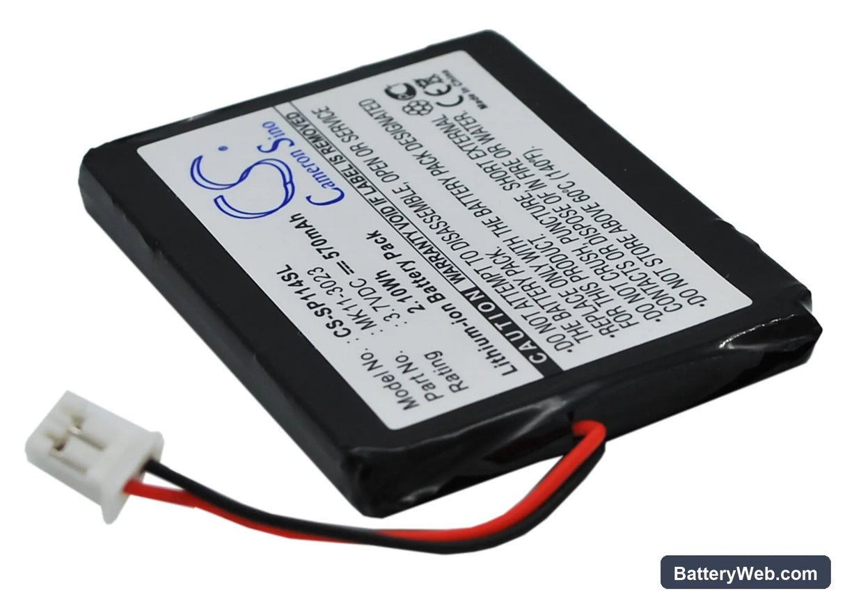 Sony PS3 Wireless Qwerty Keypad Replacement Battery, 3.7V, 570mAh, Li-ion 2