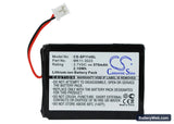 Sony PS3 Wireless Qwerty Keypad Replacement Battery, 3.7V, 570mAh, Li-ion 5