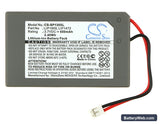 Sony PS3 Replacement Battery, 3.7V, 650mAh, Li-ion 5
