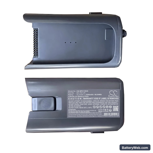 SUPRO EVS-C11 MAX Replacement Battery, 22.2V, 2200mAh, Li-ion 1
