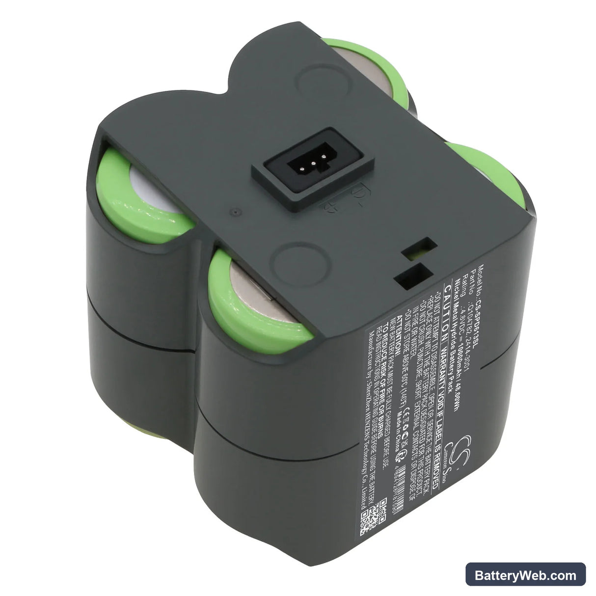 Spectra Precision GL622 Replacement Battery, 4.8V, 10000mAh, Ni-MH 1