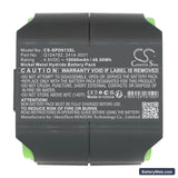Spectra Precision GL622 Replacement Battery, 4.8V, 10000mAh, Ni-MH 5