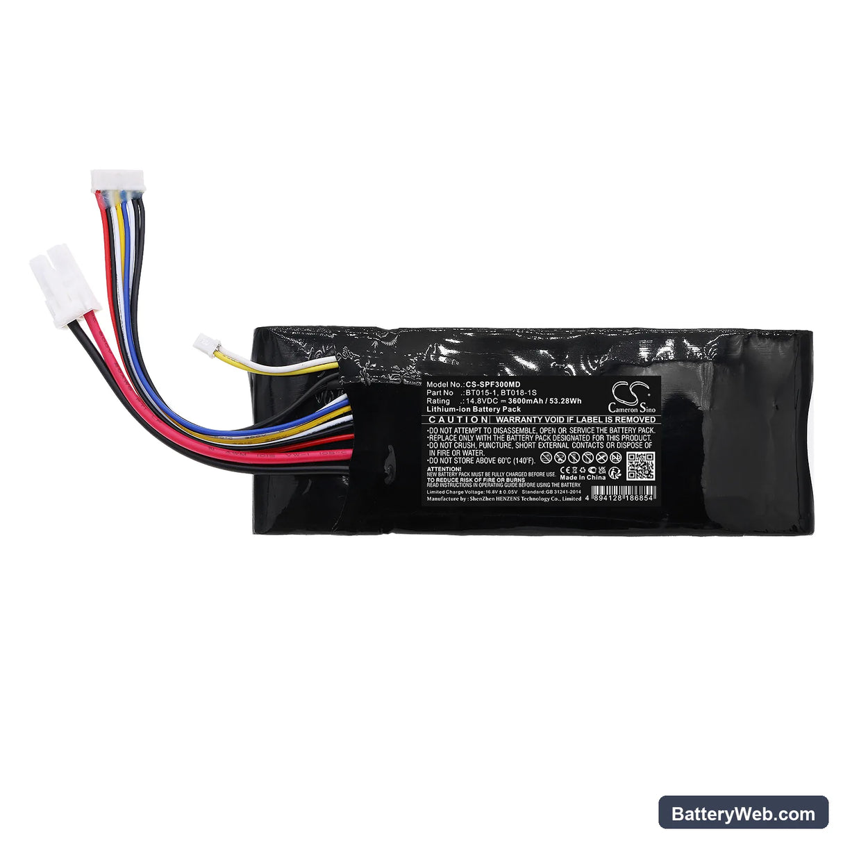 Caire Inc AirSep Freestyle 3 Replacement Battery, 14.8V, 3600mAh, Li-ion 3