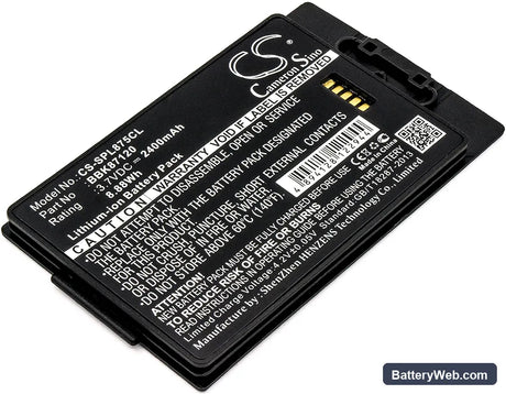 SpectraLink 8742 Replacement Battery, 3.7V, 2400mAh, Li-ion 1