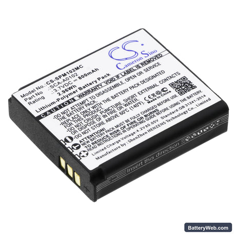 Sena Sena Prism Replacement Battery, 3.7V, 800mAh, Li-Polymer 1