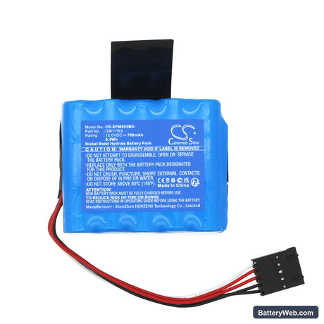Spacelabs 91387 Patient Monitor Replacement Battery, 12V, 700mAh, Ni-MH 3