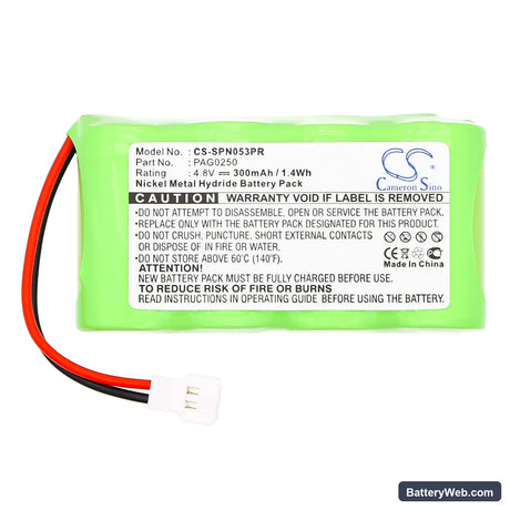 Signologies 1300500 Replacement Battery, 4.8V, 300mAh, Ni-MH 3