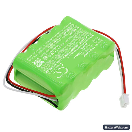 SinoMDT Infusion Pump SN-1600V Replacement Battery, 12V, 2000mAh, Ni-MH 2
